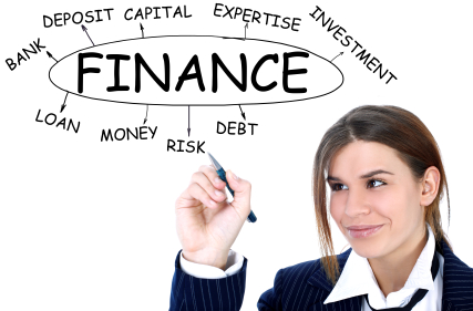 Woman planning her finances