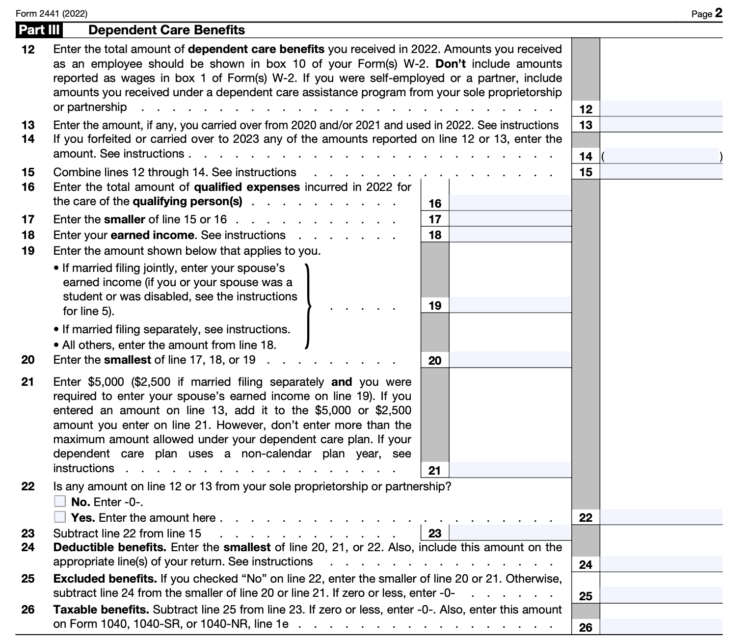 SmartAsset: All About IRS Form 2441