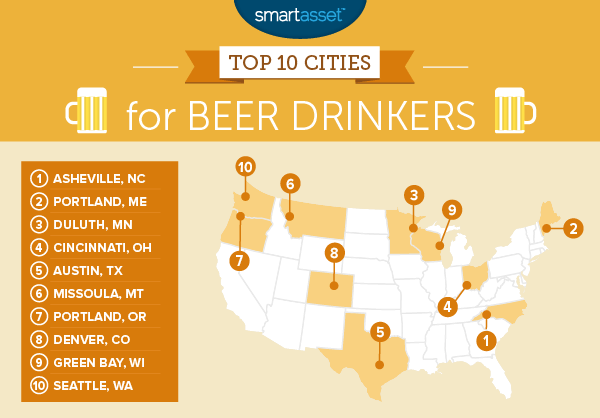 Best Cities For Beer Drinkers 2017 Edition Smartasset