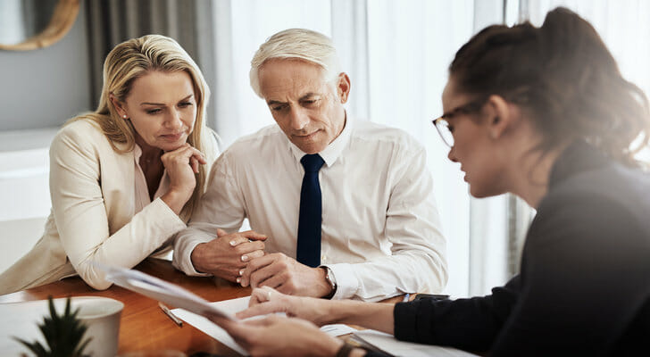 A financial advisor answers a couple's questions