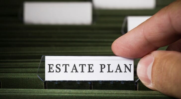 An estate plan folder