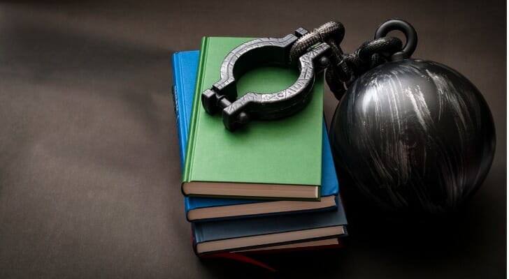 Books with a ball and chain
