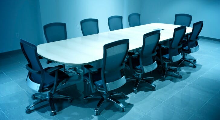 Board of directors meeting room