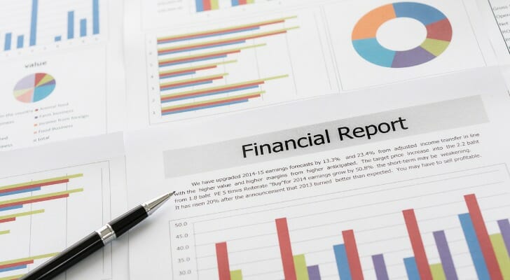 A corporate financial report