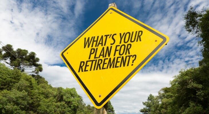 Traffic sign: "WHAT'S YOUR PLAN FOR RETIREMENT?"