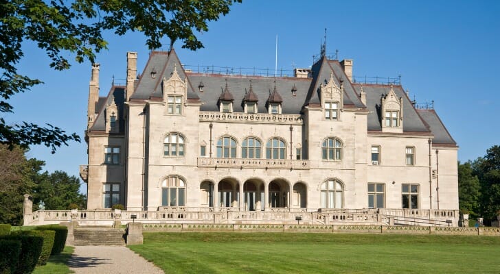 A mansion in Rhode Island