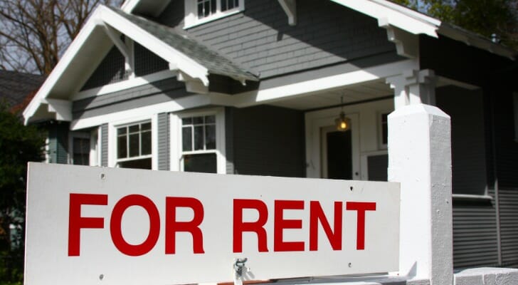A "for rent" sign outside a home. SmartAsset set out to find the places that are best for buying and owning a long-term rental property.