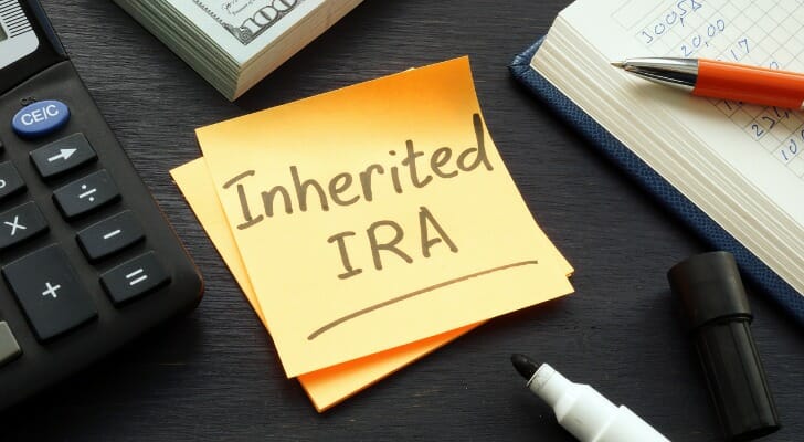"Inherited IRA" written on Post-It note