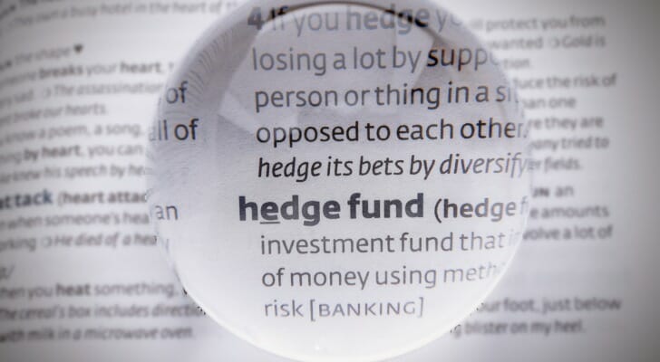 Hedge fund entry in a dictionary
