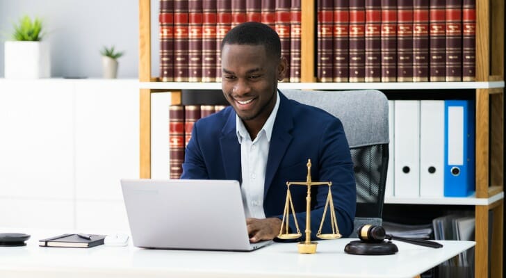 A black lawyer