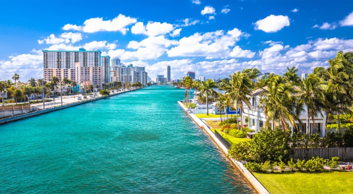 A panoramic view of Hollywood, Florida.