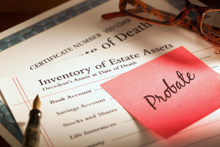 The probate process creates an inventory of estate assets.