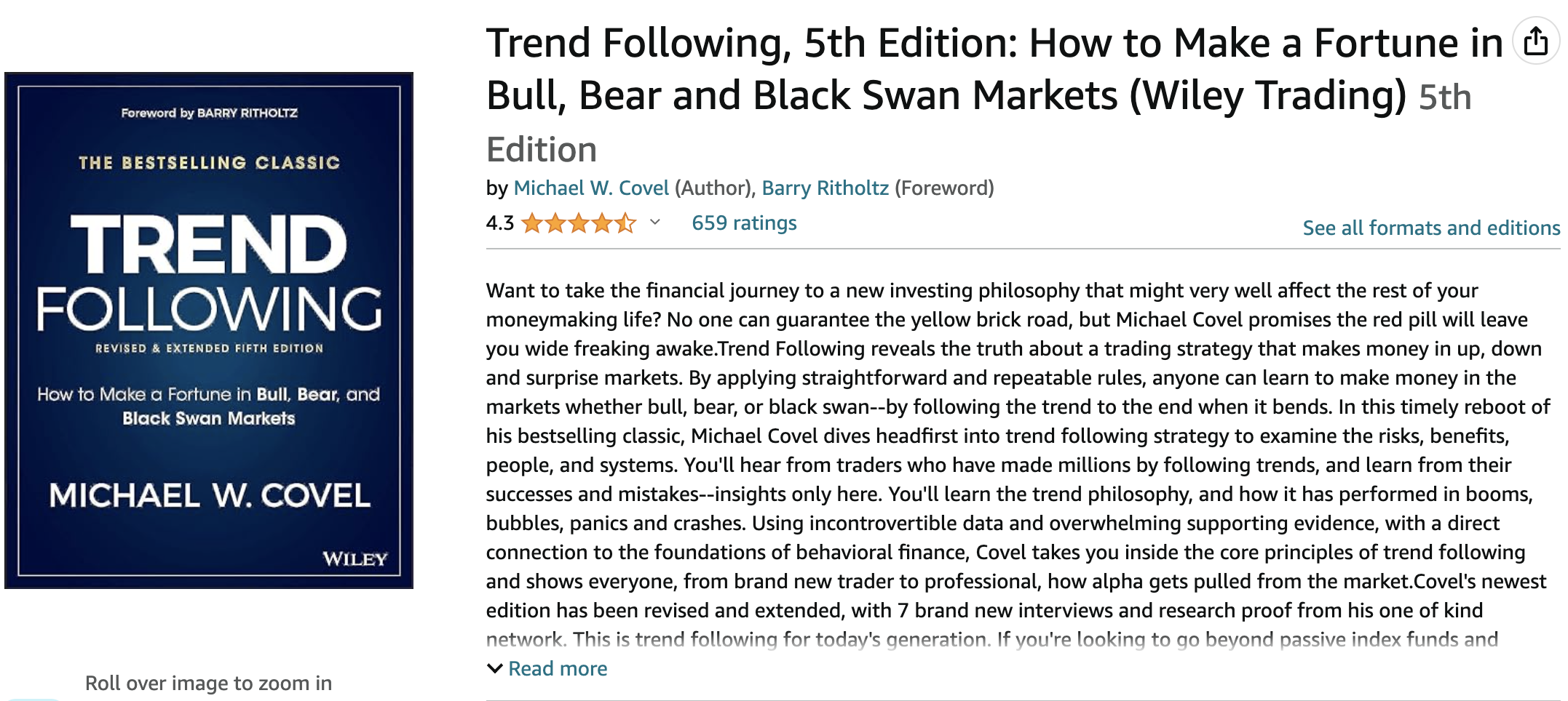Books for Stock Traders: “Trend Following, 5th Edition” by Michael Covel