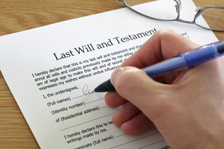 A last will and testament can spell out how you want your property distributed, who will take care of your minor children, as well as your funeral wishes. 