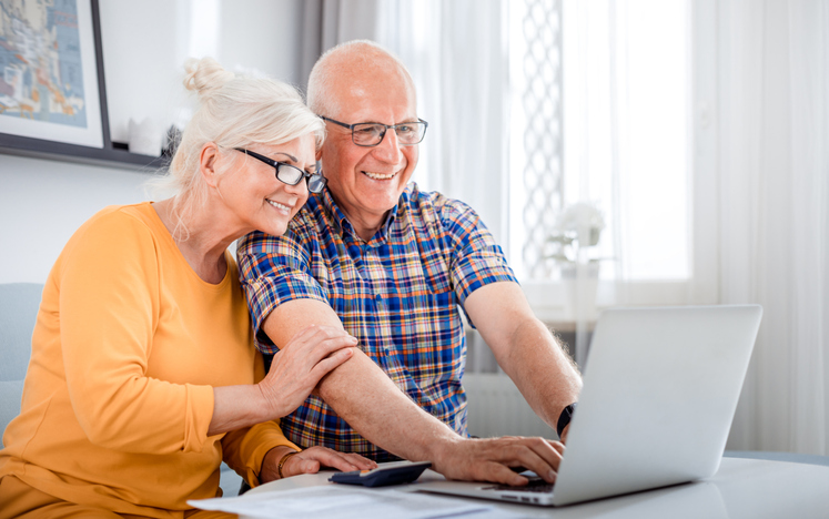 A senior couple using multiple estate planning strategies to avoid probate.