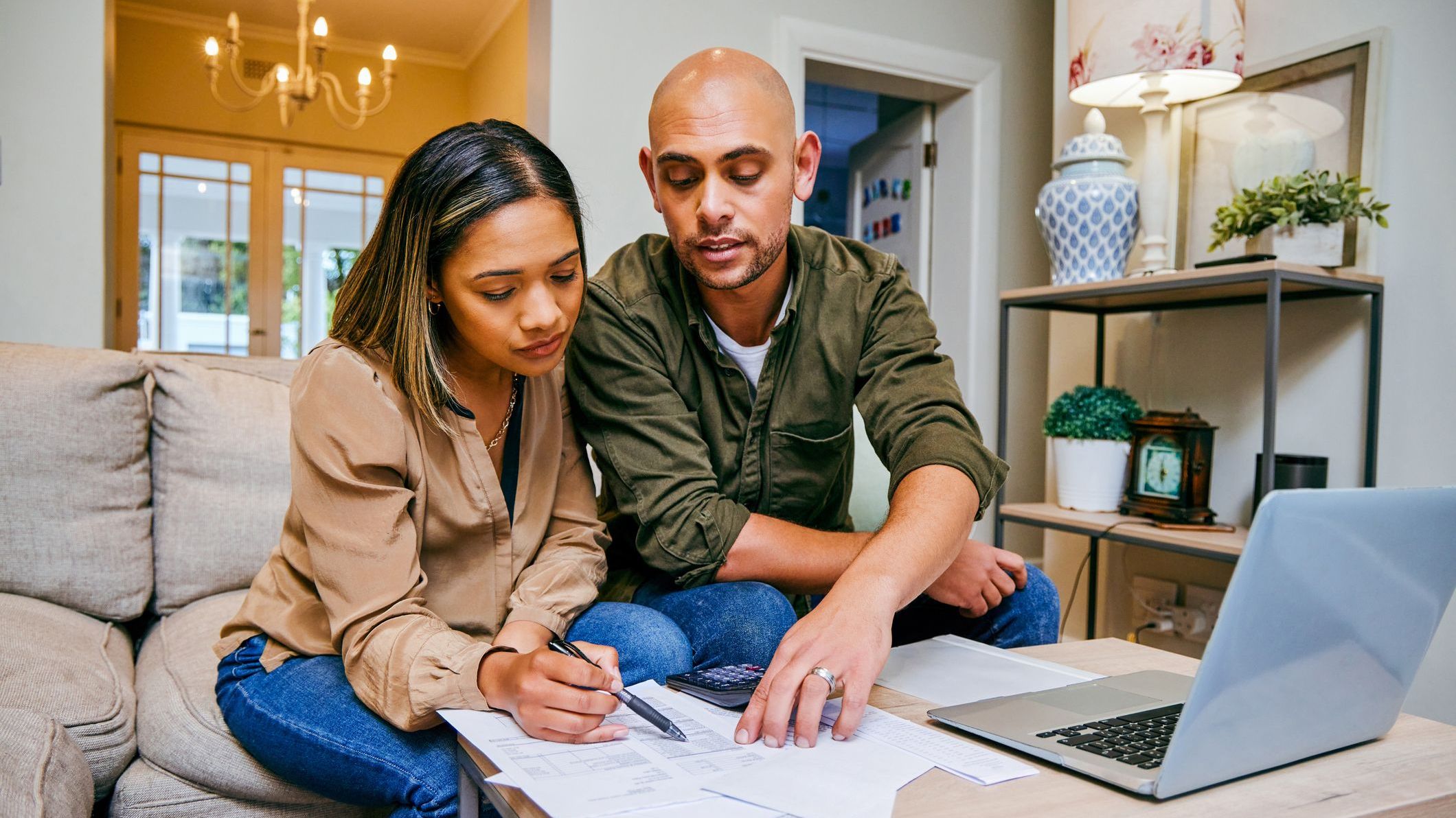 A couple looks over their IRA balances and decides to make an early withdrawal to put toward the purchase of their first home.