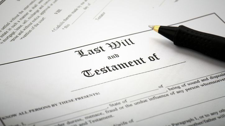 A last will and testament is an important component of an estate plan.