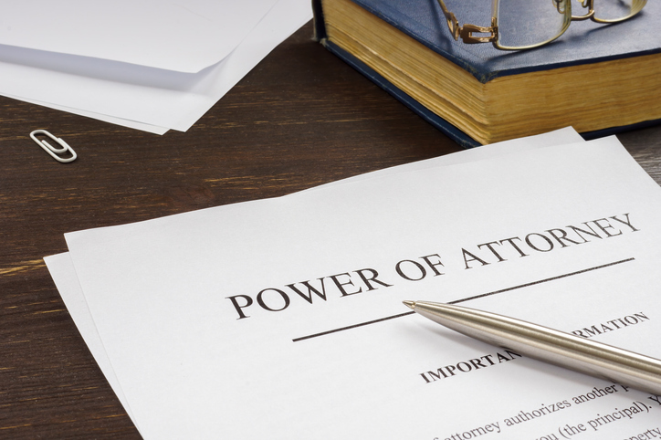 A power of attorney can be used to close a bank account.