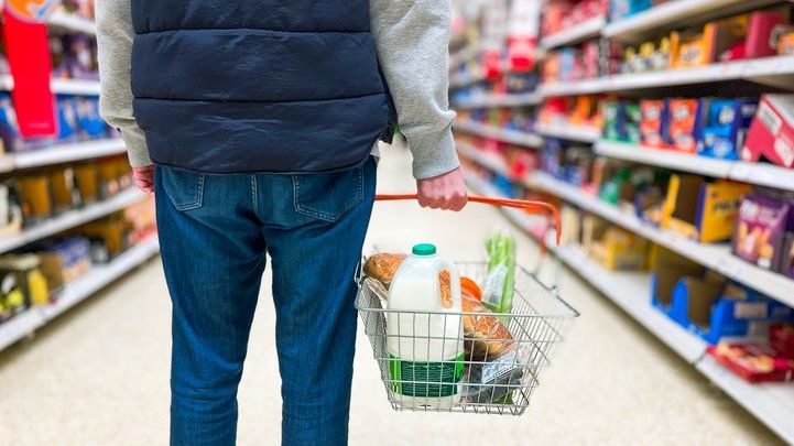 Inflation, including rising prices at the grocery store, can significantly impact a retiree's budget. 
