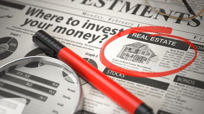 Investing in real estate can help you diversify your portfolio.