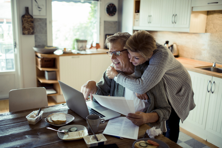 A senior couple reviewing their estate plan in Colorado.