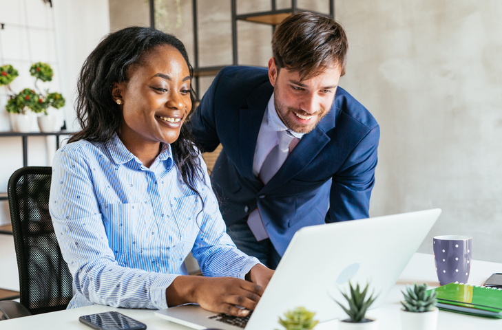 An investor reviewing a cost segregation study with a client.