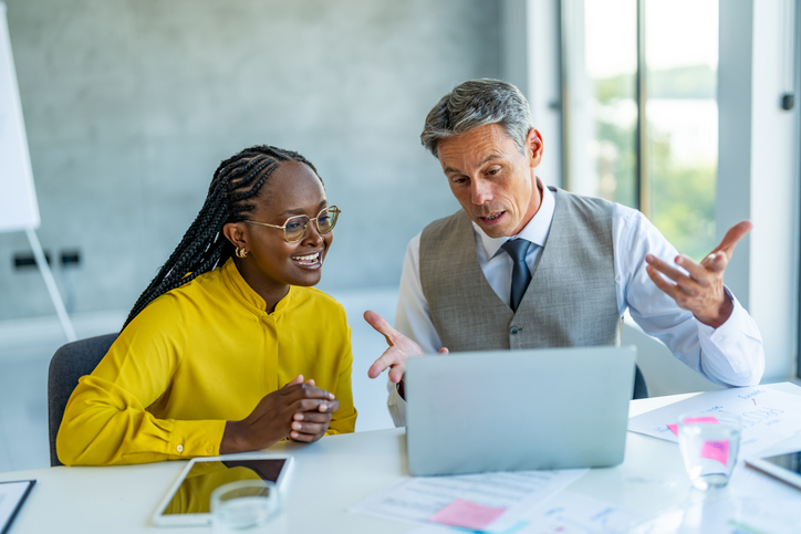 A financial advisor using different metrics to evaluate profitability.