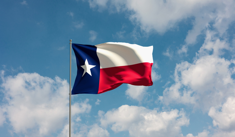 The state flag of Texas.