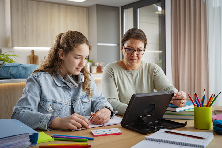 A mother managing a custodial account for her daughter.