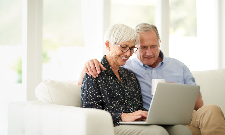 A senior couple reviewing their estate plan in Nebraska.