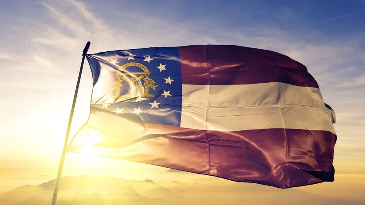 The Georgia state flag