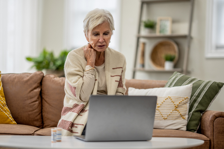 A senior creating a power of attorney. 