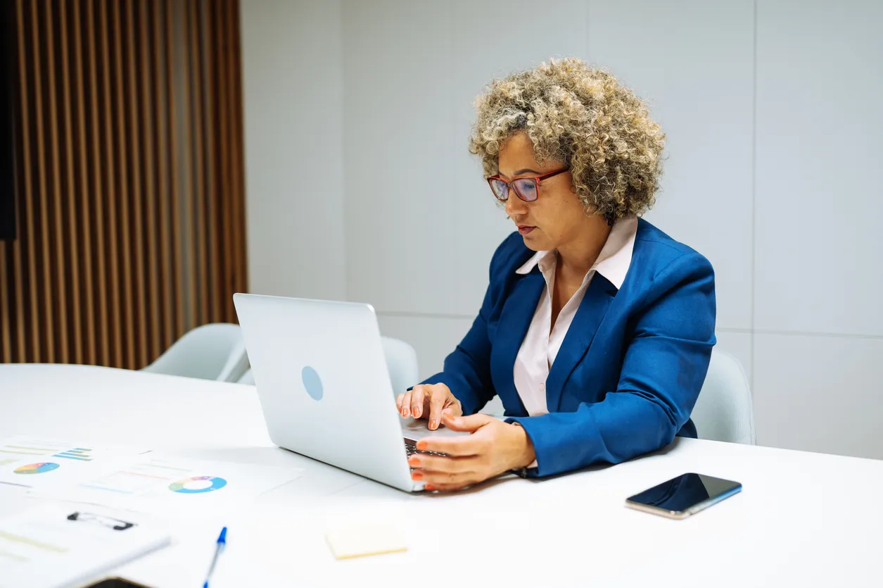 A woman deciding whether to switch her financial advisor.