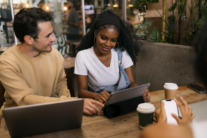 Investors comparing profit booking strategies.