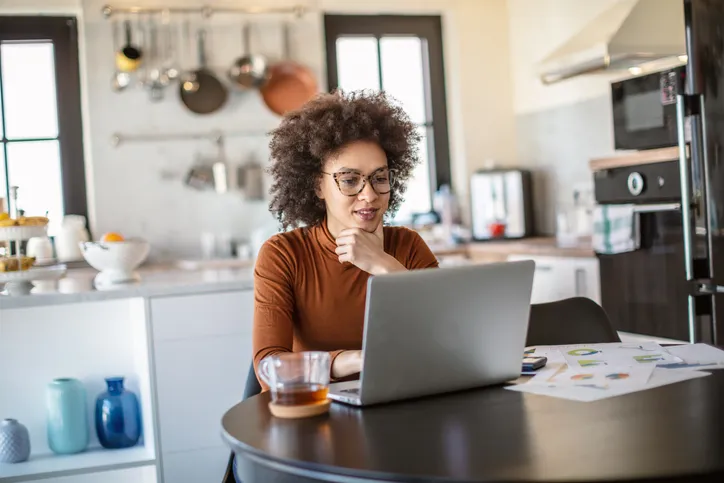 A woman determining when to retire.