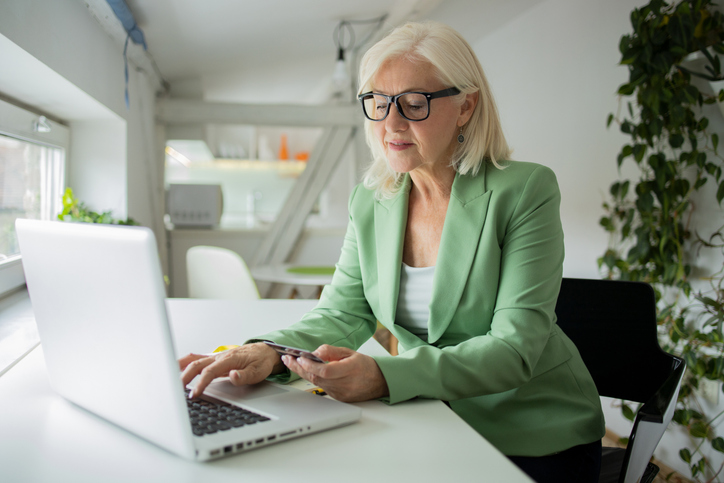 A woman sets up a medical power of attorney.