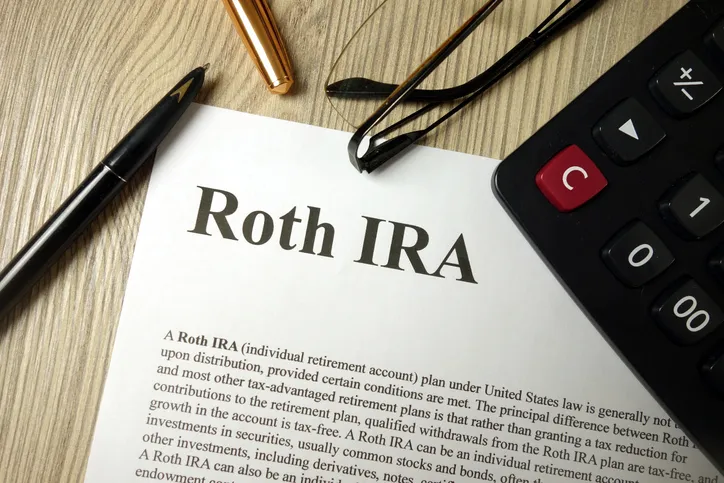 Roth IRA paperwork.