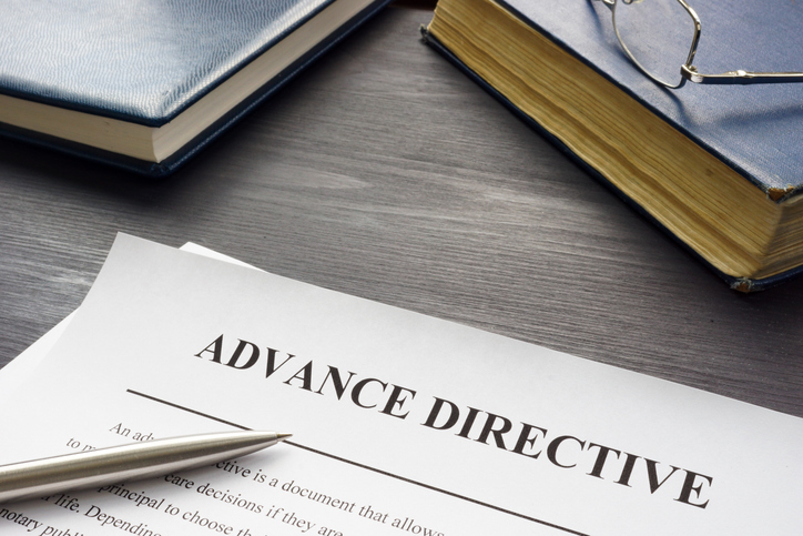 An advance directive document.