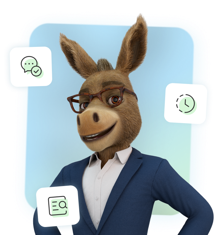 Buck, the SmartAsset donkey